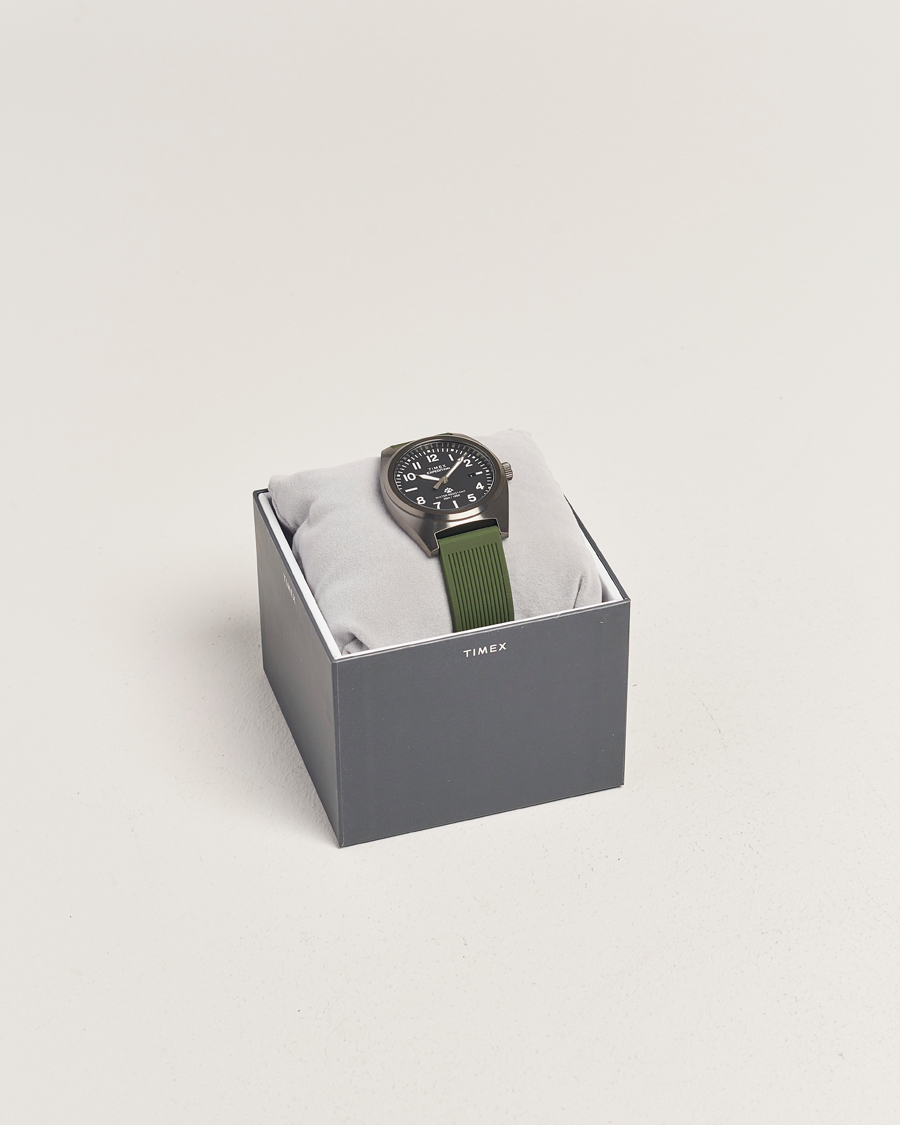 Herre | Timex Expedition Capstone Silicone Strap 39mm Black Dial | Timex | Expedition Capstone Silicone Strap 39mm Black Dial