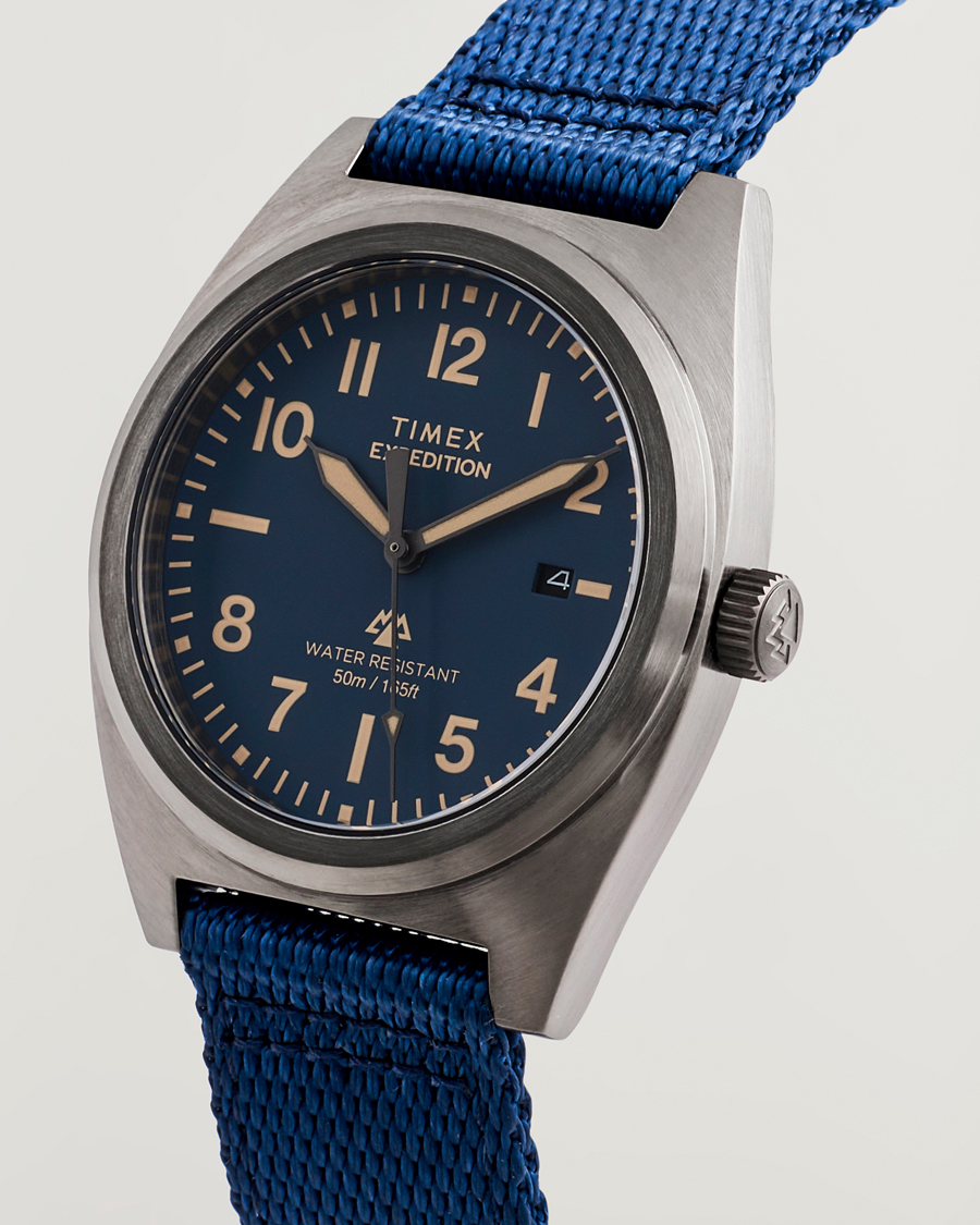 Herre | Timex Expedition Capstone rPET Strap 39mm Blue Dial | Timex | Expedition Capstone rPET Strap 39mm Blue Dial
