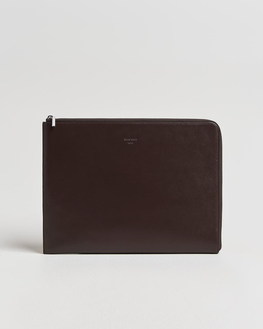 Herre | Tasker | Tiger of Sweden | Vitama Leather Portfolio Dark Brown
