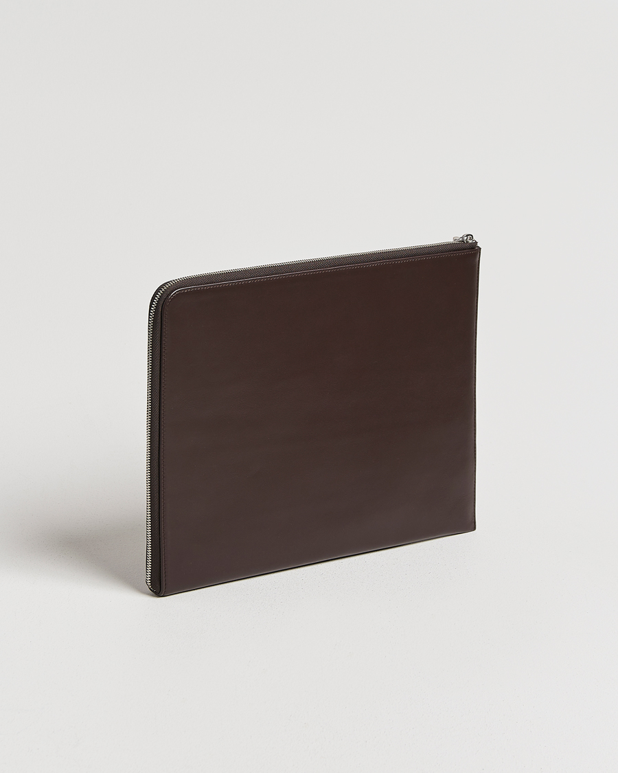 Herre | Tasker | Tiger of Sweden | Vitama Leather Portfolio Dark Brown
