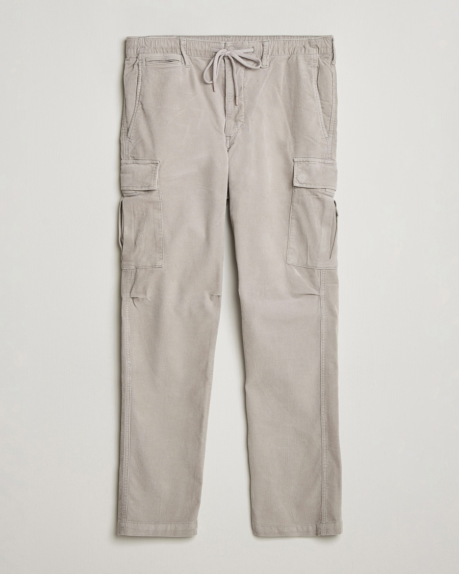 Herre | Bukser | Polo Ralph Lauren | Corduroy Cargo Pants Grey Dawn