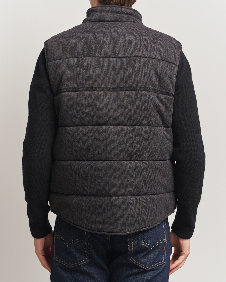Herre | Veste | Polo Ralph Lauren | Knitted Herringbone Vest Dark Charcoal Heather