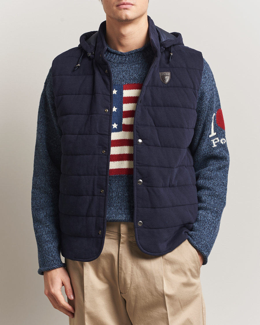 Herre | Veste | Polo Ralph Lauren | Double Knitted Vest RL Navy
