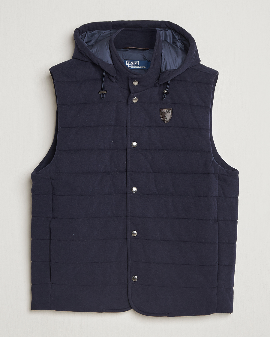Herre | Veste | Polo Ralph Lauren | Double Knitted Vest RL Navy