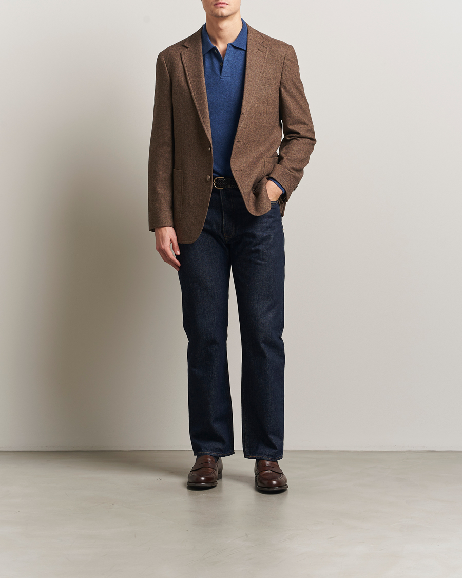 Herre | Blazere & jakker | Polo Ralph Lauren | Herringbone Single Breasted Sportcoat Brown/Tan
