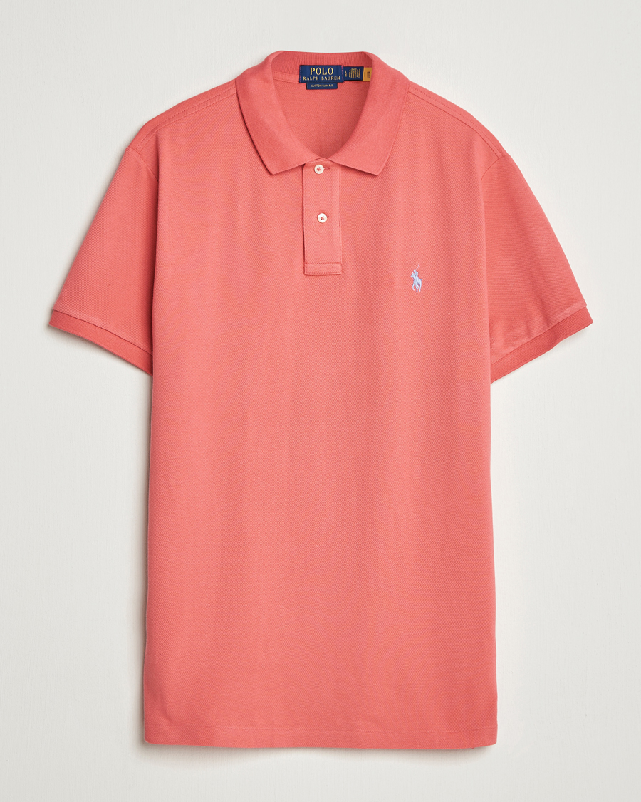 Herre | Polotrøjer | Polo Ralph Lauren | Custom Slim Fit Polo Red Sky