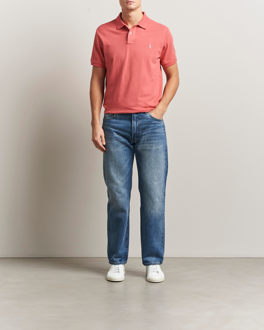 Herre | Polotrøjer | Polo Ralph Lauren | Custom Slim Fit Polo Red Sky