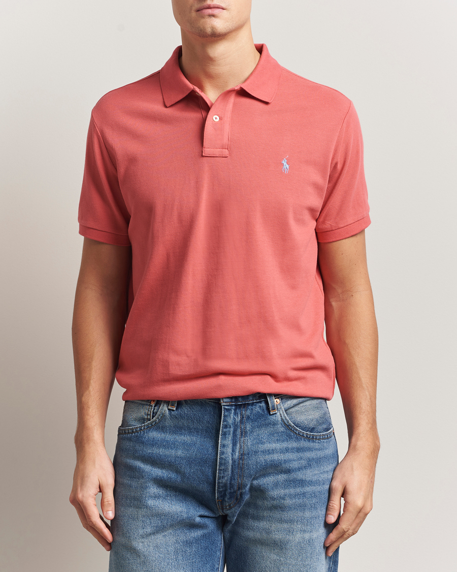 Herre | Polotrøjer | Polo Ralph Lauren | Custom Slim Fit Polo Red Sky