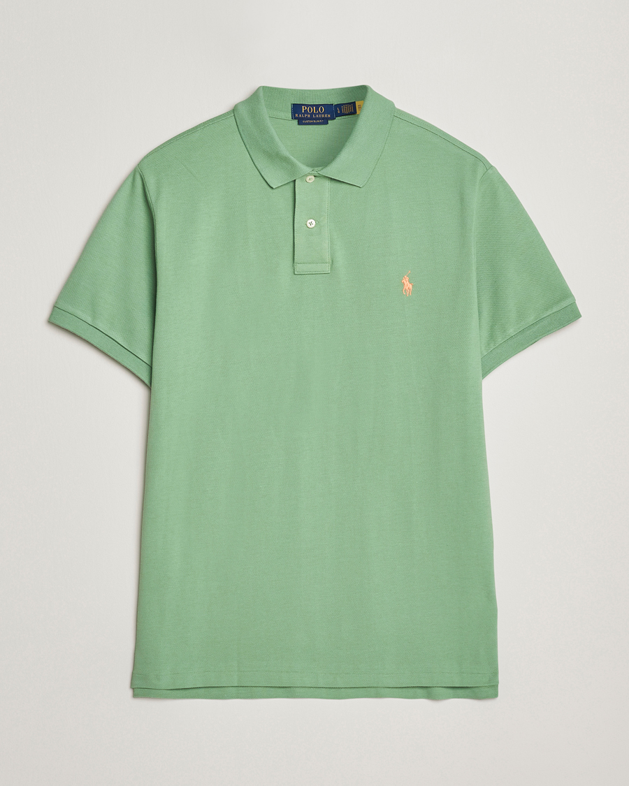 Herre | Polotrøjer | Polo Ralph Lauren | Custom Slim Fit Polo Outback Green