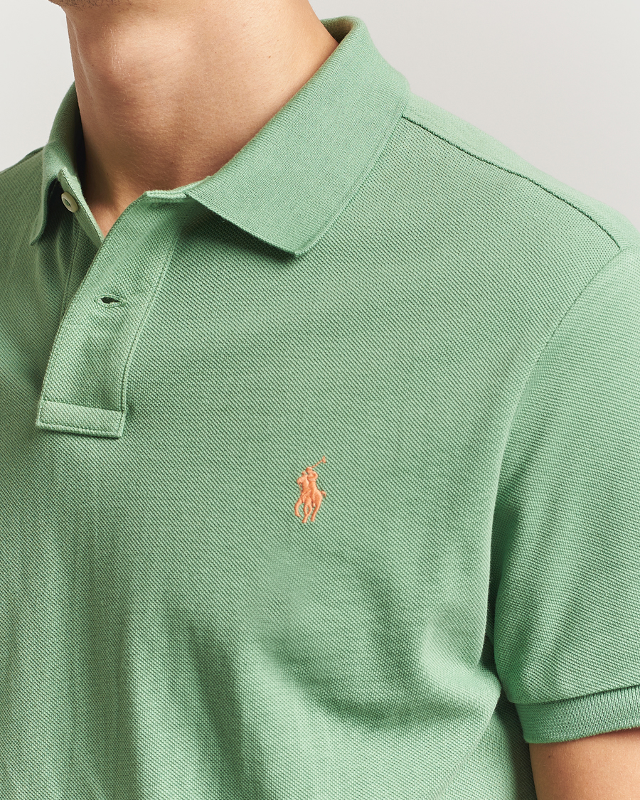 Herre | Polotrøjer | Polo Ralph Lauren | Custom Slim Fit Polo Outback Green