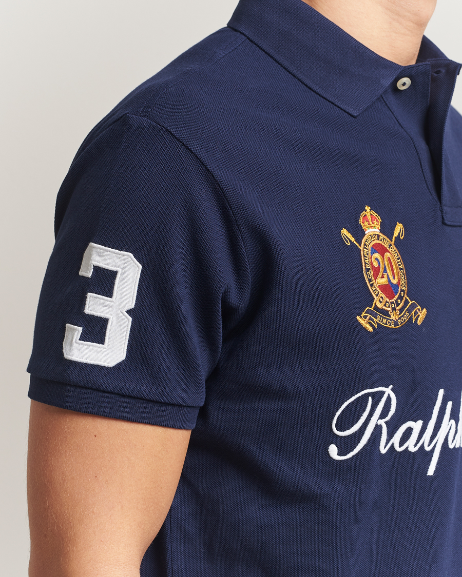 Herre | Polotrøjer | Polo Ralph Lauren | Custom Slim Fit Big Pony Polo Cruise Navy