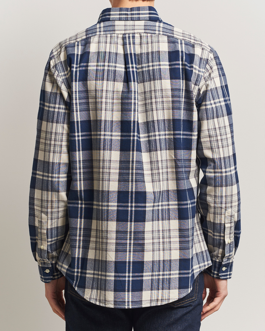 Herre | Skjorter | Polo Ralph Lauren | Custom Fit Checked Shirt White/Navy Multi