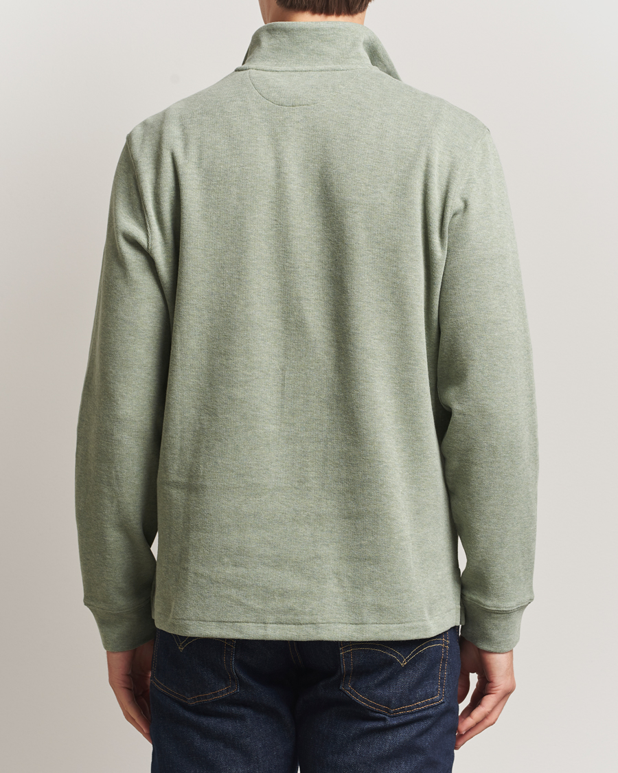 Herre | Trøjer | Polo Ralph Lauren | Double Knitted Half Zip Greenery Heather