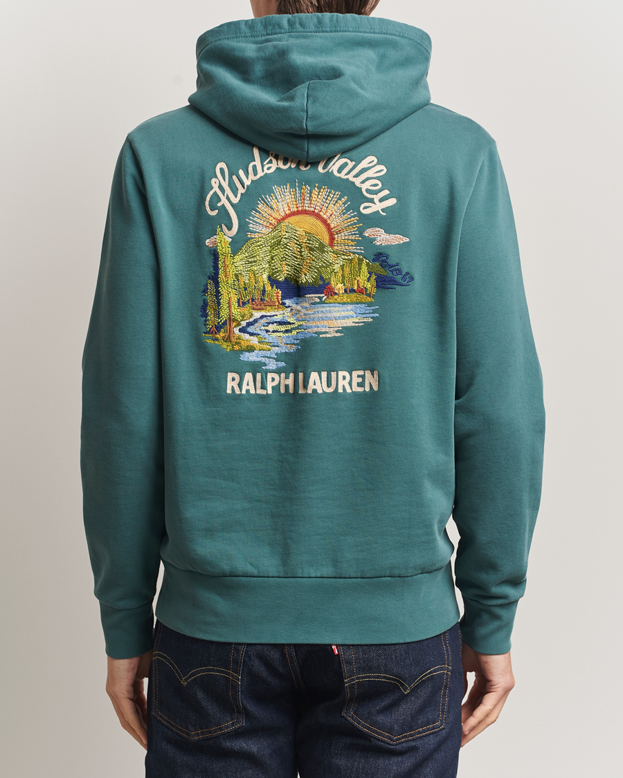 Herre | Trøjer | Polo Ralph Lauren | Printed Hoodie Charter Green