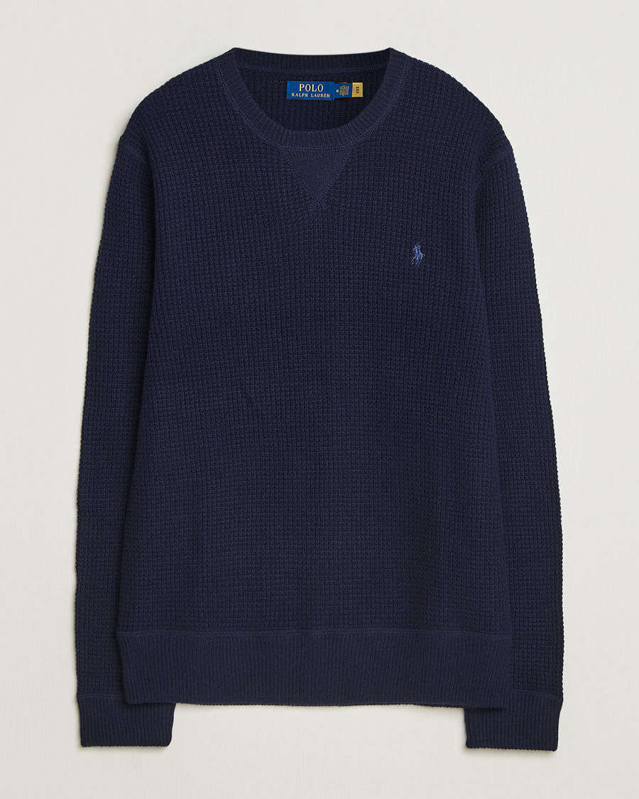 Herre | Trøjer | Polo Ralph Lauren | Cotton/Wool Pullover Hunter Navy