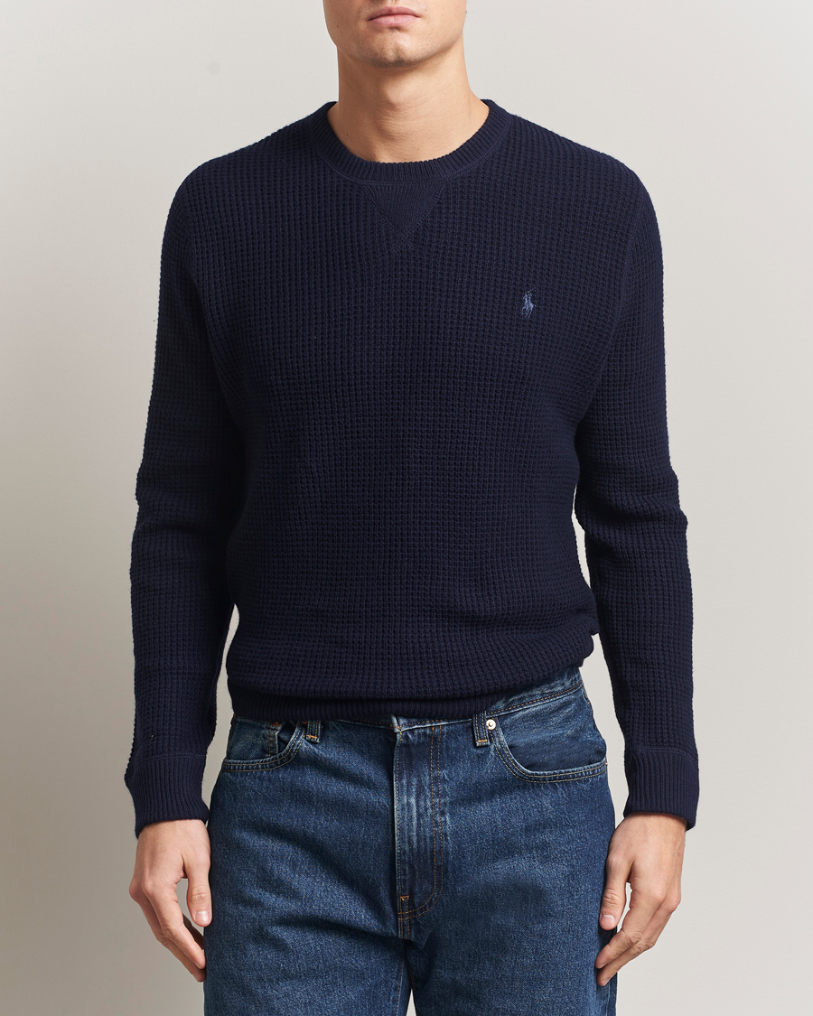 Herre | Trøjer | Polo Ralph Lauren | Cotton/Wool Pullover Hunter Navy