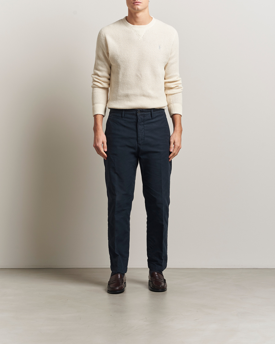 Herre | Trøjer | Polo Ralph Lauren | Cotton/Wool Pullover Andover Cream