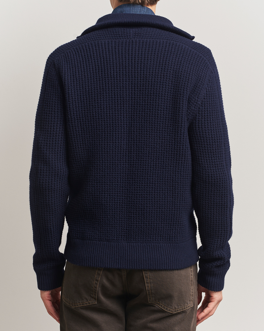 Herre | Trøjer | Polo Ralph Lauren | Cotton/Wool Full Zip Hunter Navy