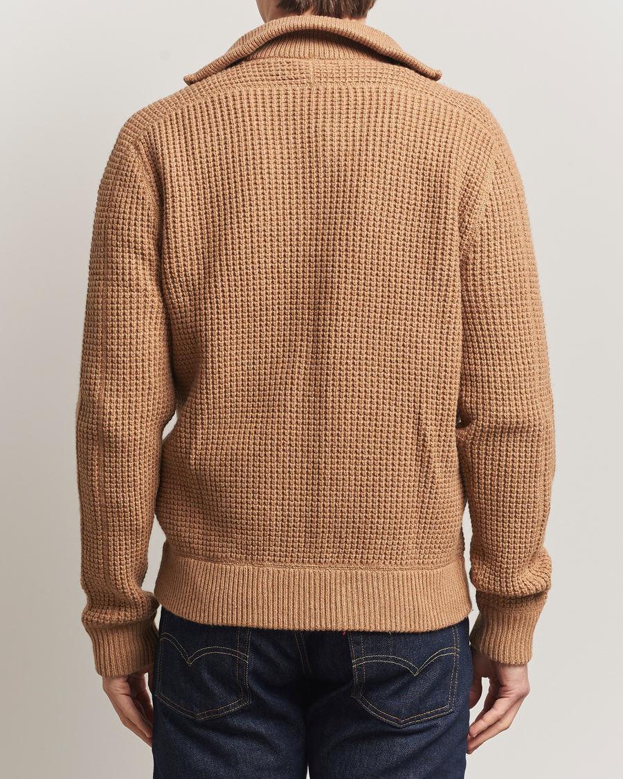 Herre | Trøjer | Polo Ralph Lauren | Cotton/Wool Full Zip Brown Sugar Melange