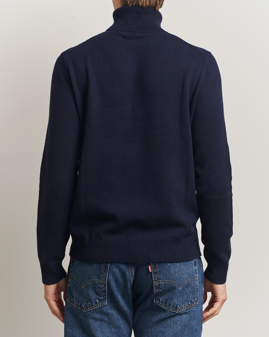 Herre | Trøjer | Polo Ralph Lauren | Cotton/Wool Rollneck Hunter Navy