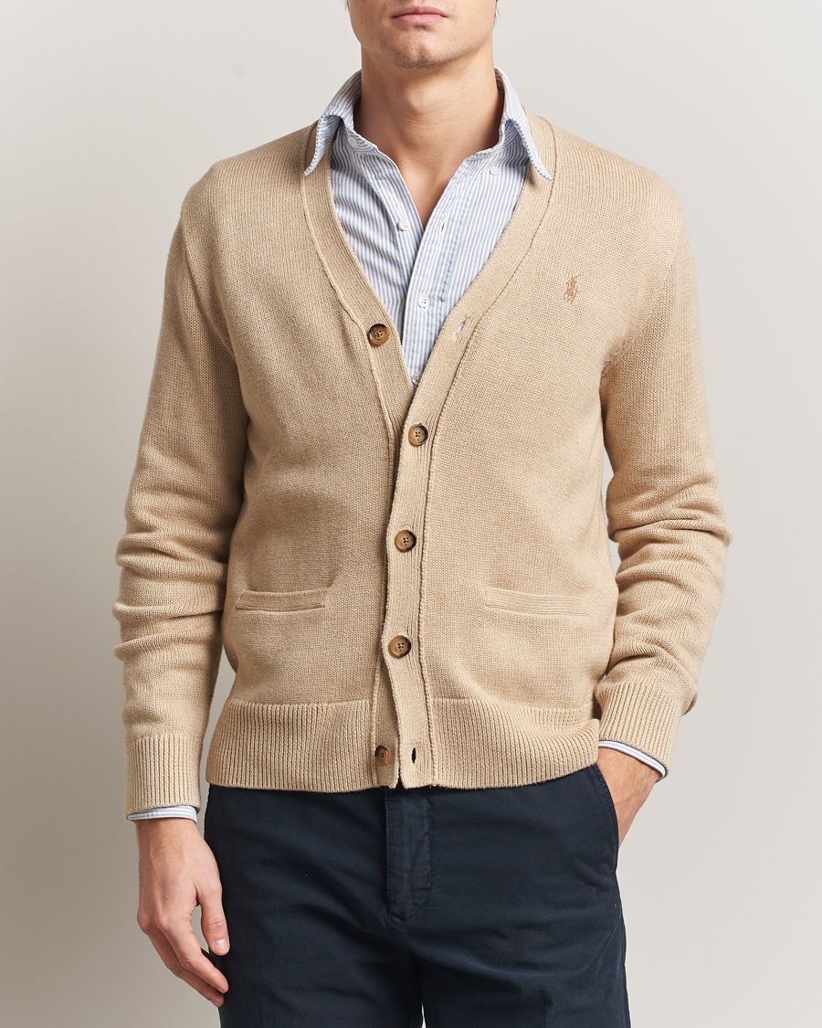 Herre | Trøjer | Polo Ralph Lauren | Cotton Cardigan Dune Melange