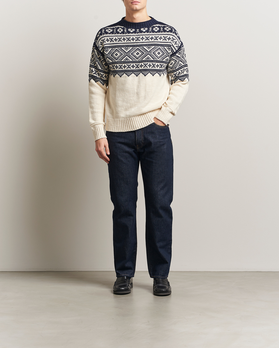 Herre | Trøjer | Polo Ralph Lauren | Cotton/Cashmere Sweater Cream Combo