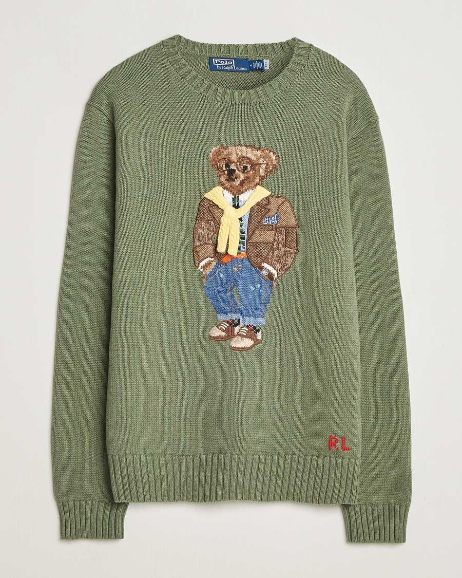 Herre | Trøjer | Polo Ralph Lauren | Cotton/Cashmere Bear Sweater Lovette Heather
