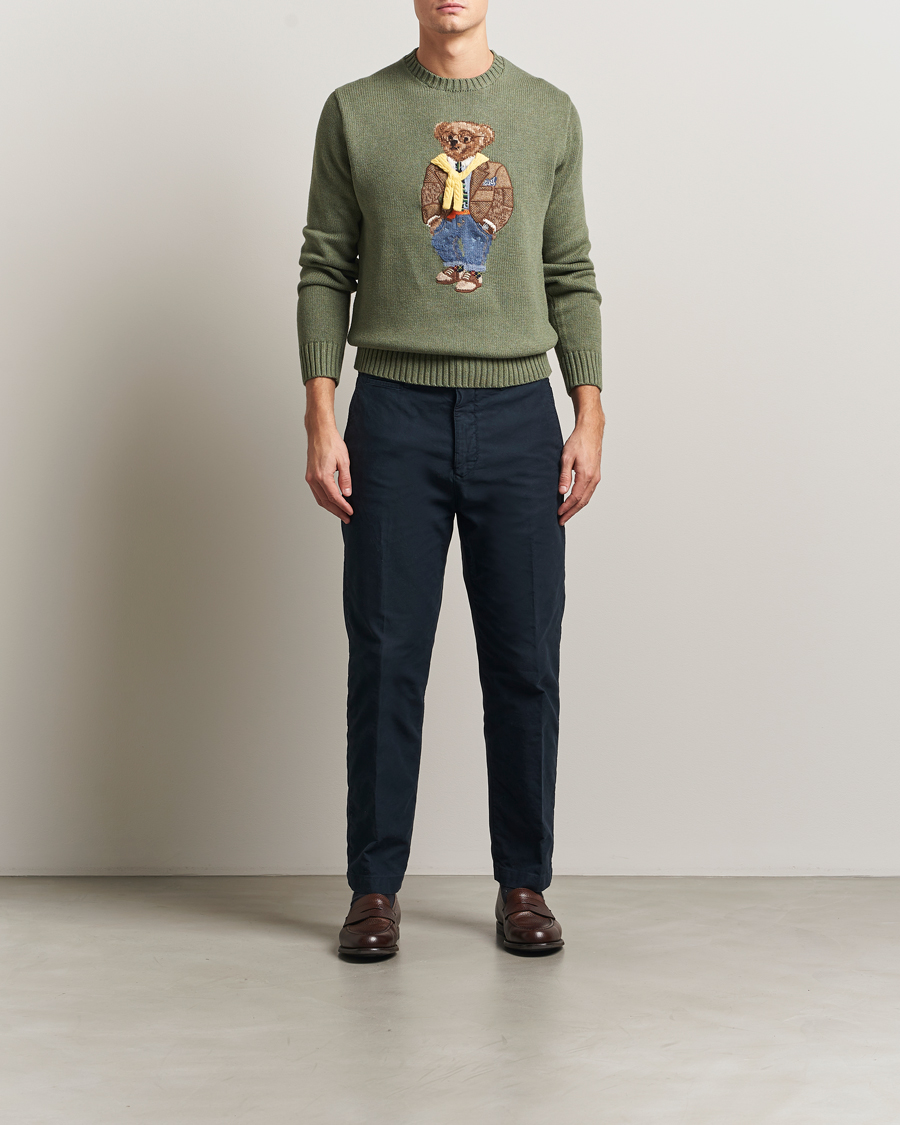 Herre | Trøjer | Polo Ralph Lauren | Cotton/Cashmere Bear Sweater Lovette Heather
