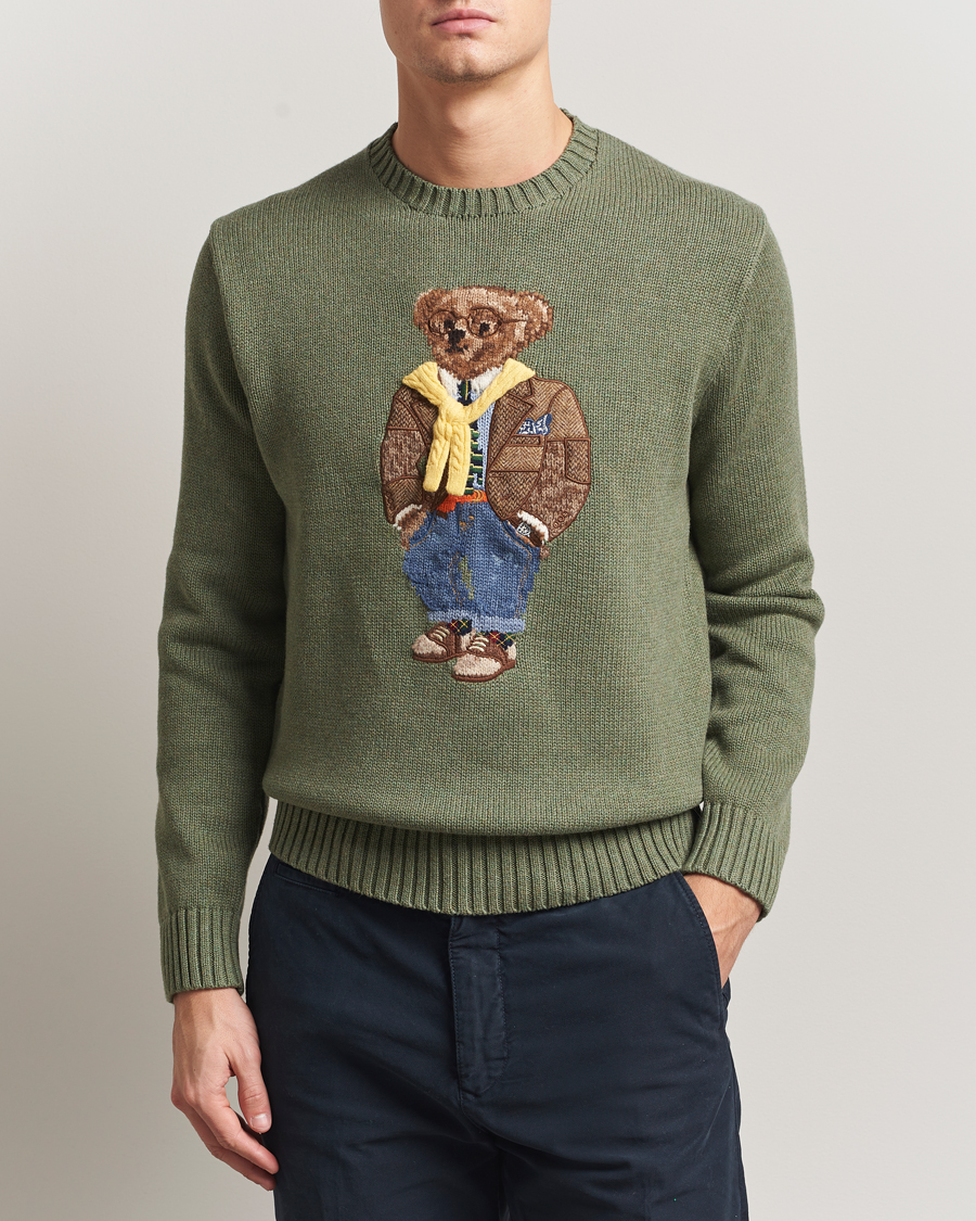 Herre | Trøjer | Polo Ralph Lauren | Cotton/Cashmere Bear Sweater Lovette Heather
