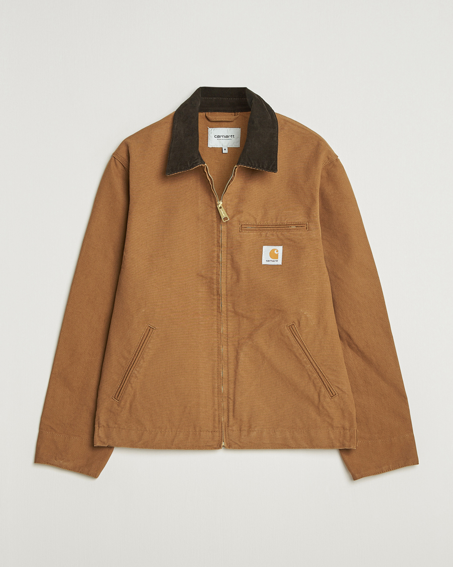 Herre | Jakker | Carhartt WIP | Detroit Jacket Dearborn Canvas Hamilton Brown