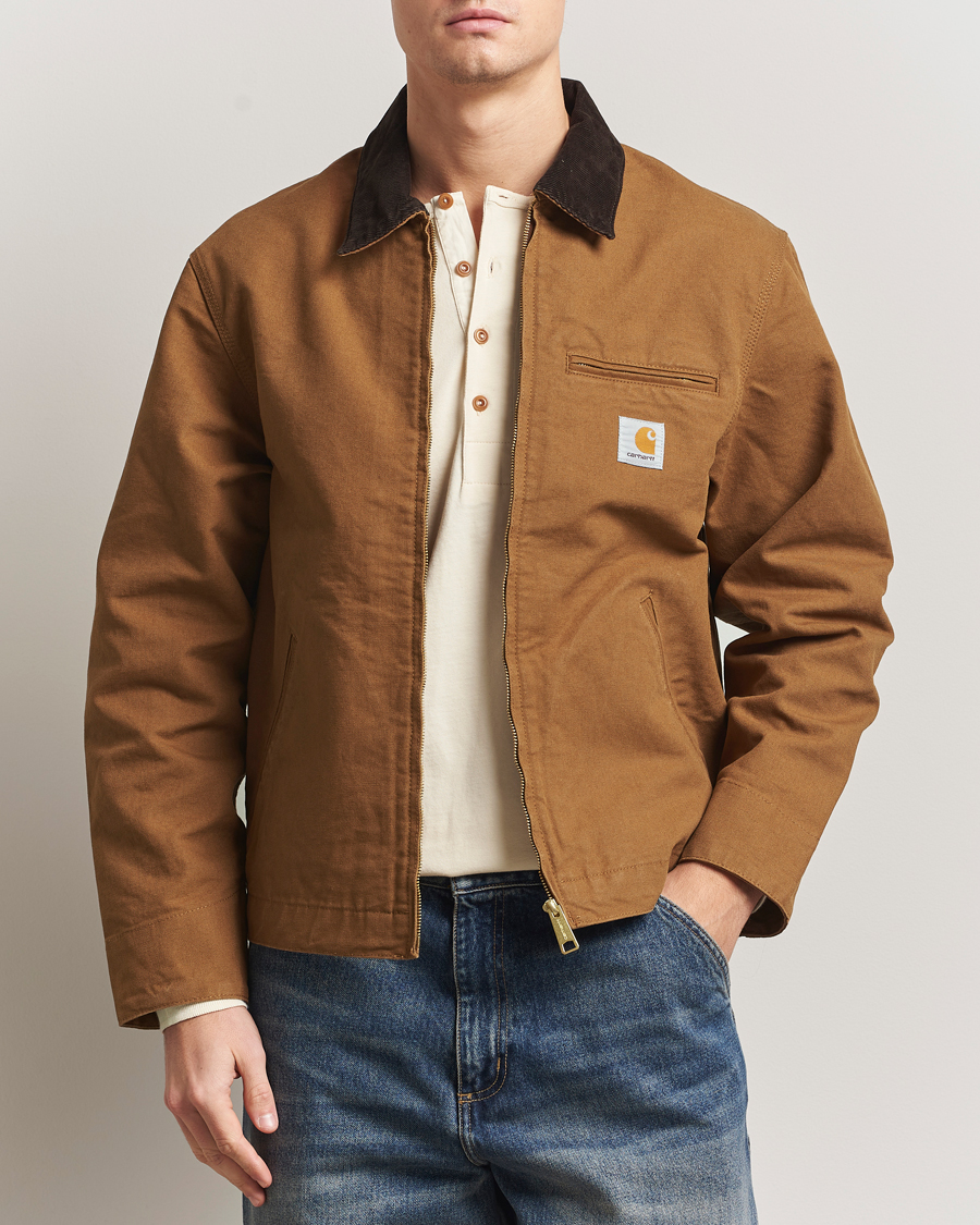 Herre | Jakker | Carhartt WIP | Detroit Jacket Dearborn Canvas Hamilton Brown