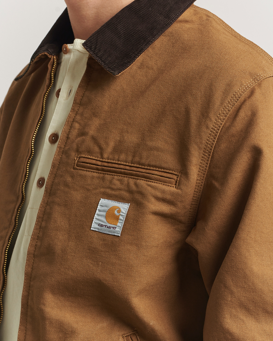 Herre | Jakker | Carhartt WIP | Detroit Jacket Dearborn Canvas Hamilton Brown