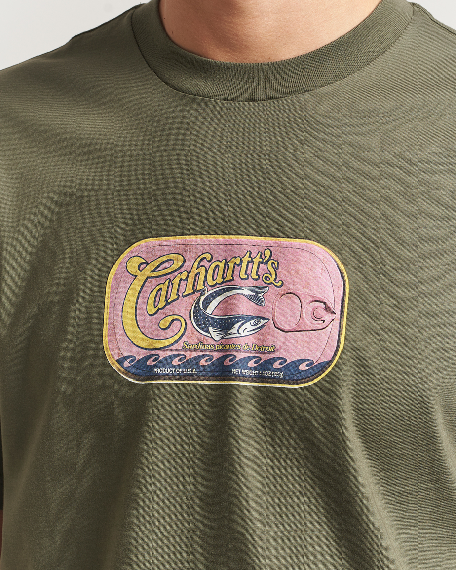 Herre | T-Shirts | Carhartt WIP | Sardinas Short Sleeve T-Shirt Leaf