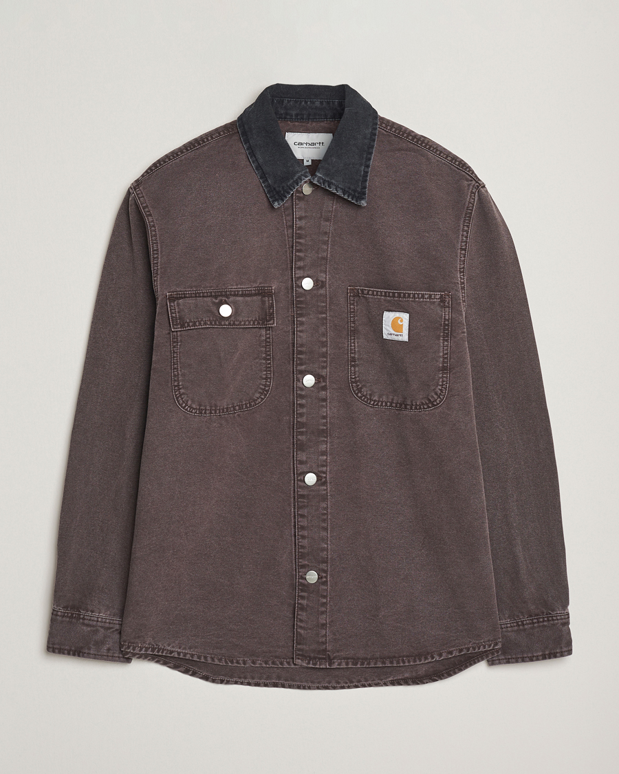 Herre | Skjorter | Carhartt WIP | Mitch Dusky Canvas Overshirt Palisander