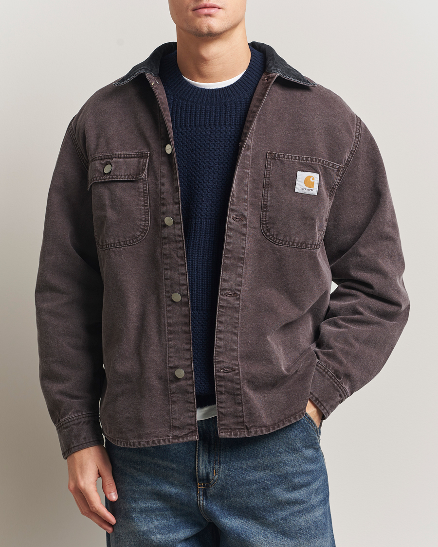Herre | Skjorter | Carhartt WIP | Mitch Dusky Canvas Overshirt Palisander