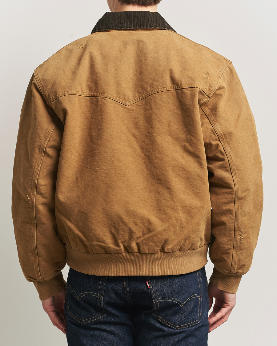 Herre | Jakker | Carhartt WIP | OG Santa Fee Jacket Hamilton Brown Grind Washed
