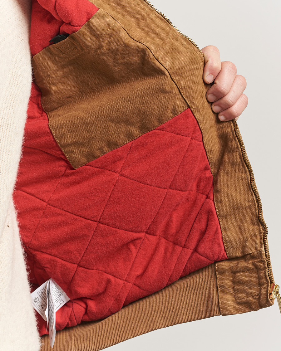 Herre | Jakker | Carhartt WIP | OG Santa Fee Jacket Hamilton Brown Grind Washed