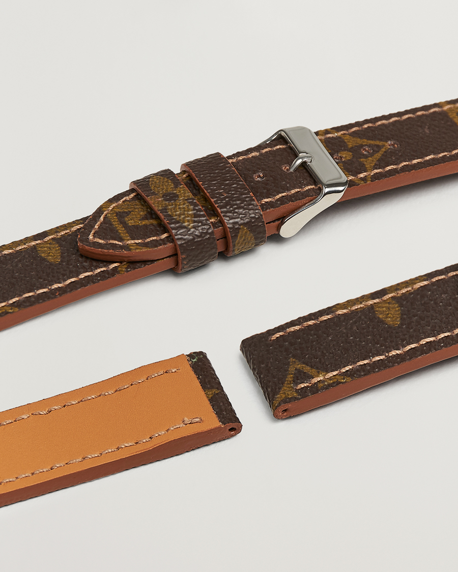 Herre | Urremme | Care with Carl | Watch Strap Re-made Louis Vuitton Monogram