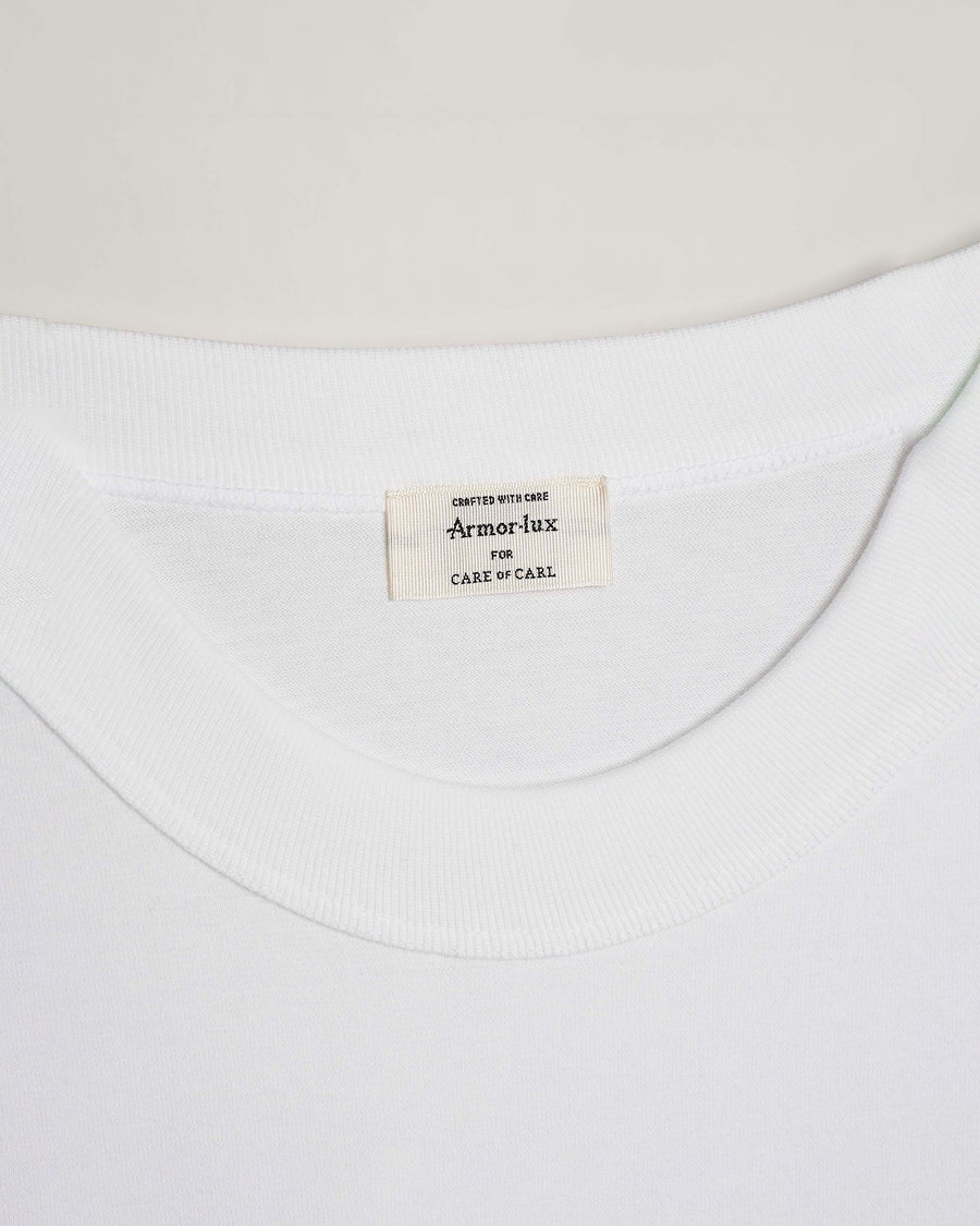 Herre | T-Shirts | Armor Lux for Care of Carl | Armor-lux 2-Pack Heritage Callac T-Shirt White/White