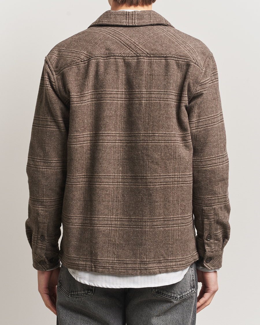 Herre | Skjorter | Samsøe Samsøe | Castor Checked Overshirt Black Coffee