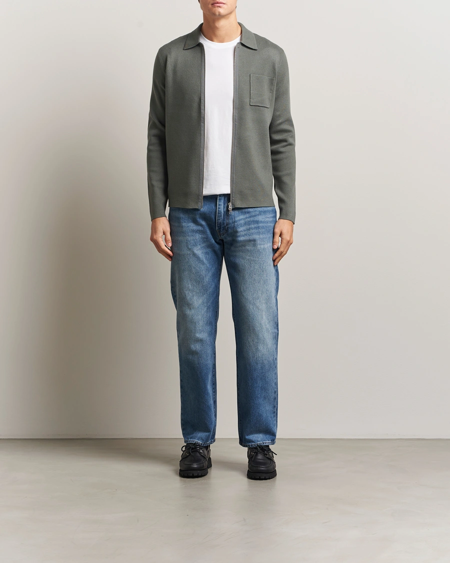 Herre | Trøjer | Samsøe Samsøe | Guna Full Zip Castor Grey
