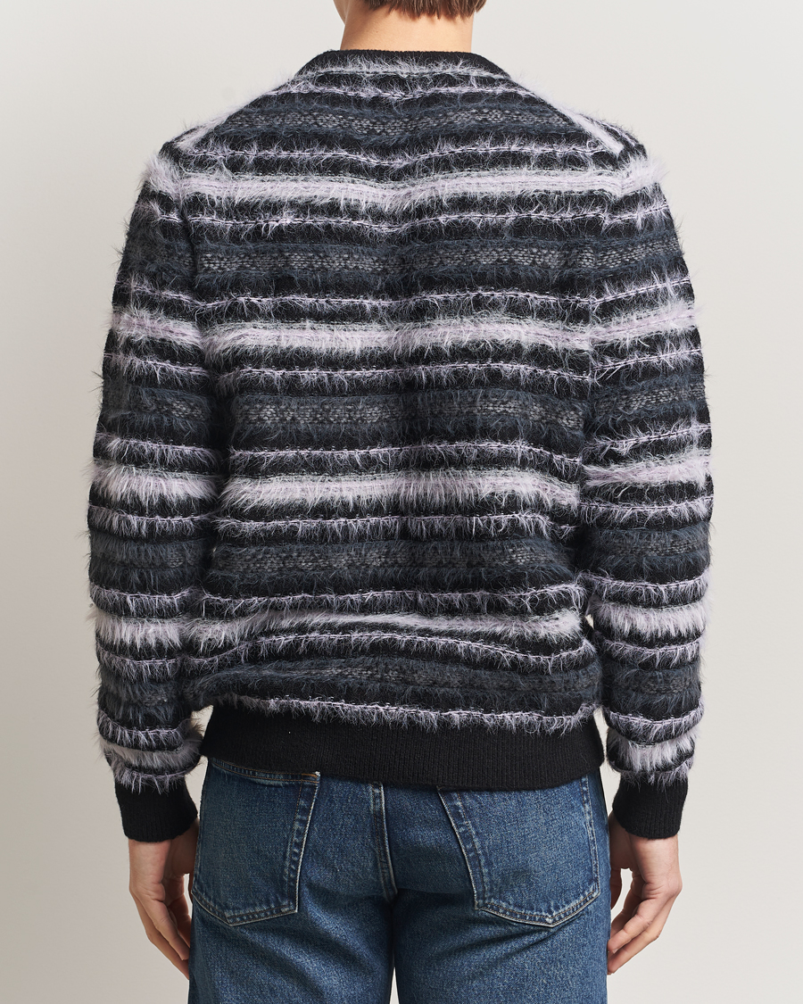 Herre | Trøjer | Samsøe Samsøe | Finnley Striped Knitted Sweater Black Multi