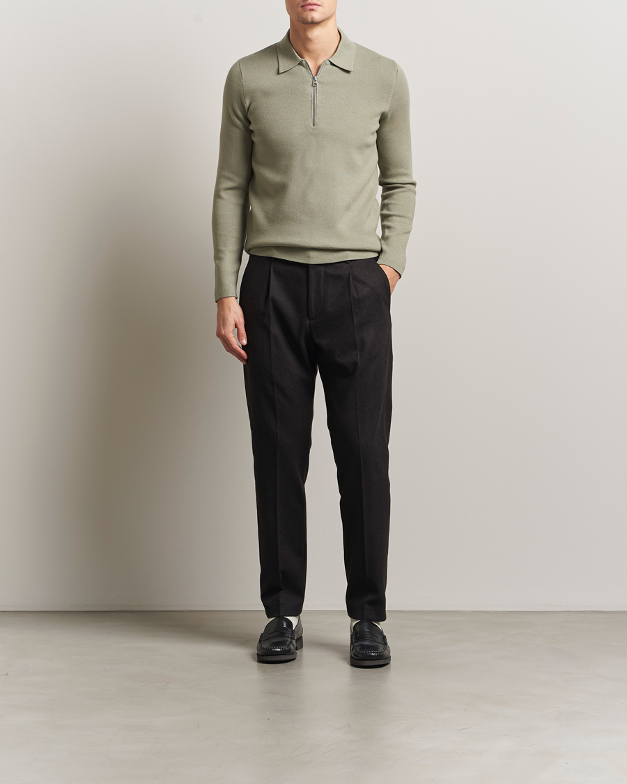 Herre | Trøjer | Samsøe Samsøe | Guna Half Zip Seagrass