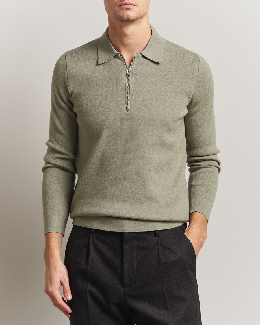Herre | Trøjer | Samsøe Samsøe | Guna Half Zip Seagrass