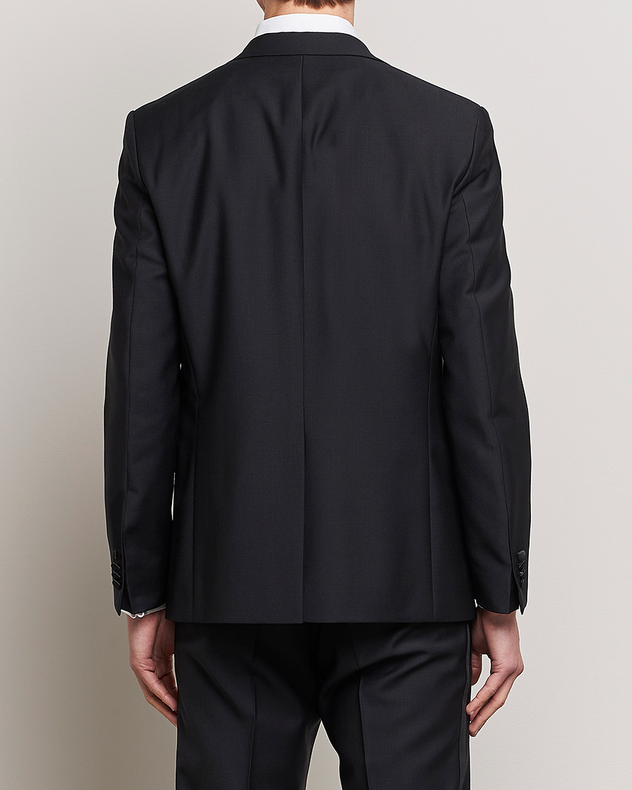 Herre | Blazere & jakker | Oscar Jacobson | Frampton Wool Tuxedo Blazer Black