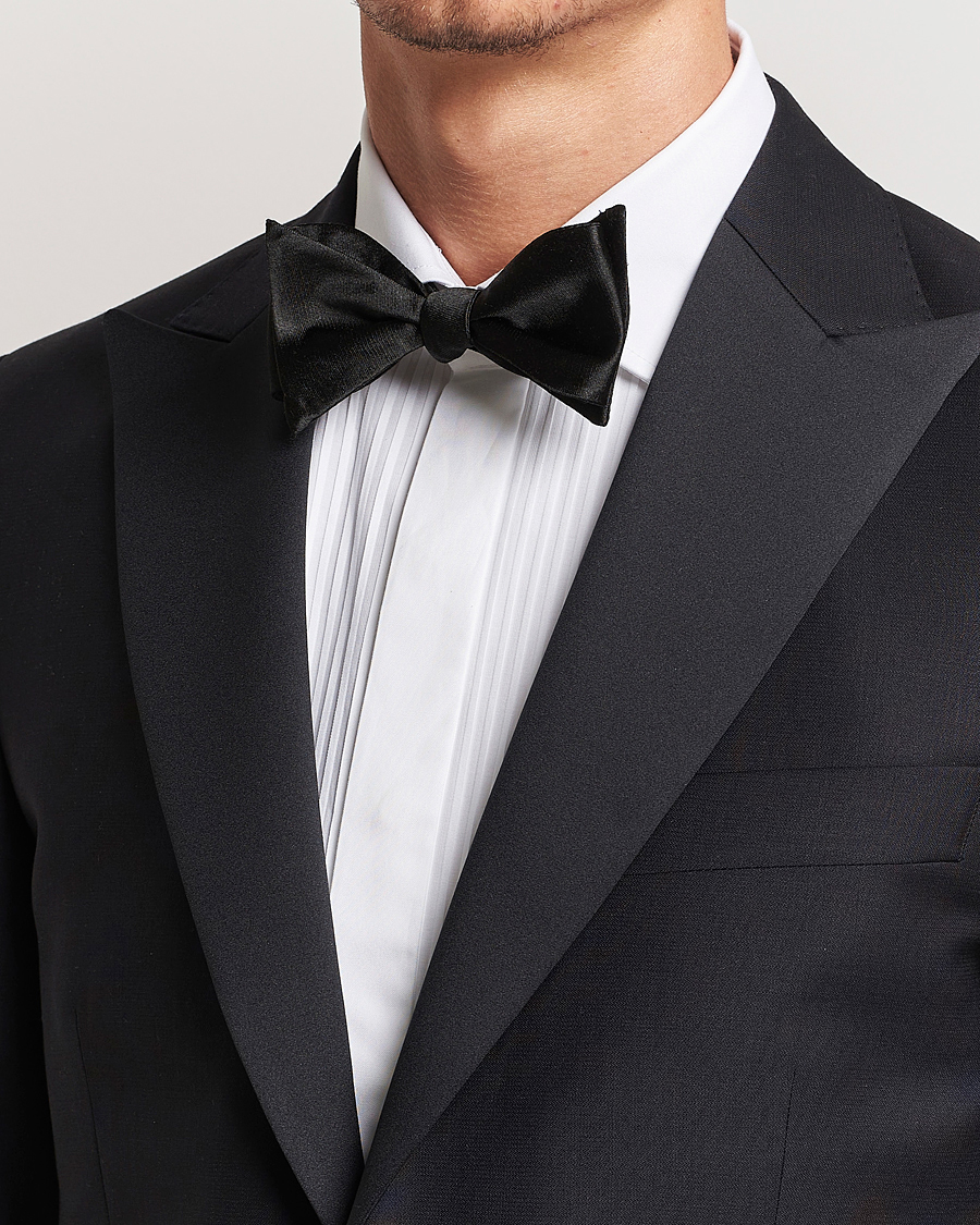 Herre | Slips | Oscar Jacobson | Bow Tie, Self Tie Black