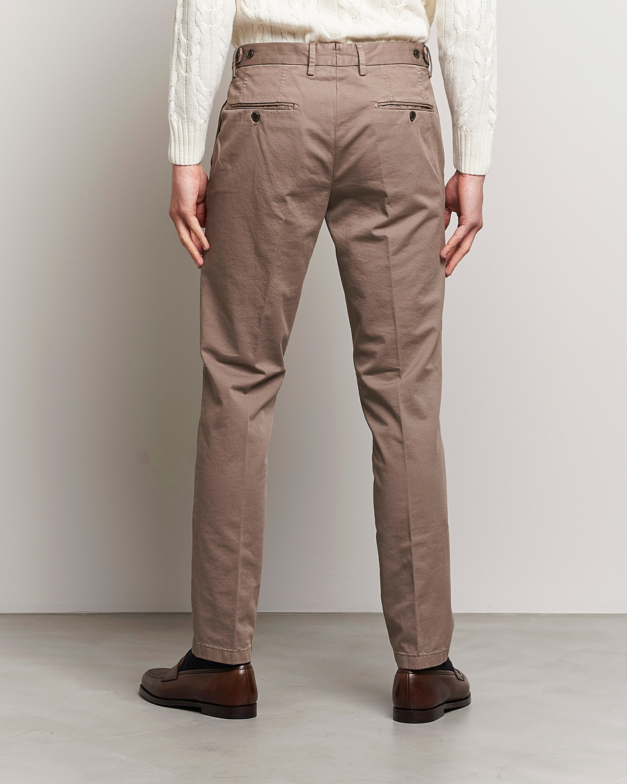 Herre | Bukser | Oscar Jacobson | Danwick Cotton Trousers Light Brown