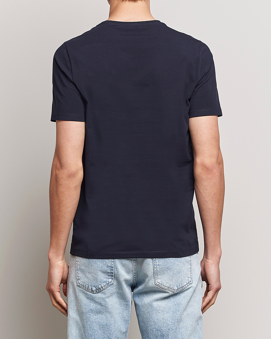 Herre | T-Shirts | Oscar Jacobson | Kyran Cotton T-Shirt Navy