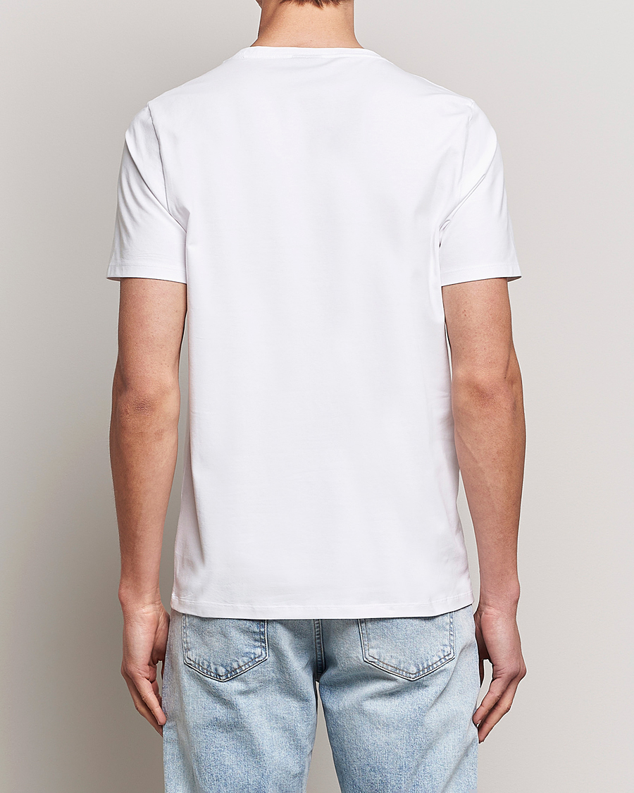 Herre | T-Shirts | Oscar Jacobson | Kyran Cotton T-Shirt White