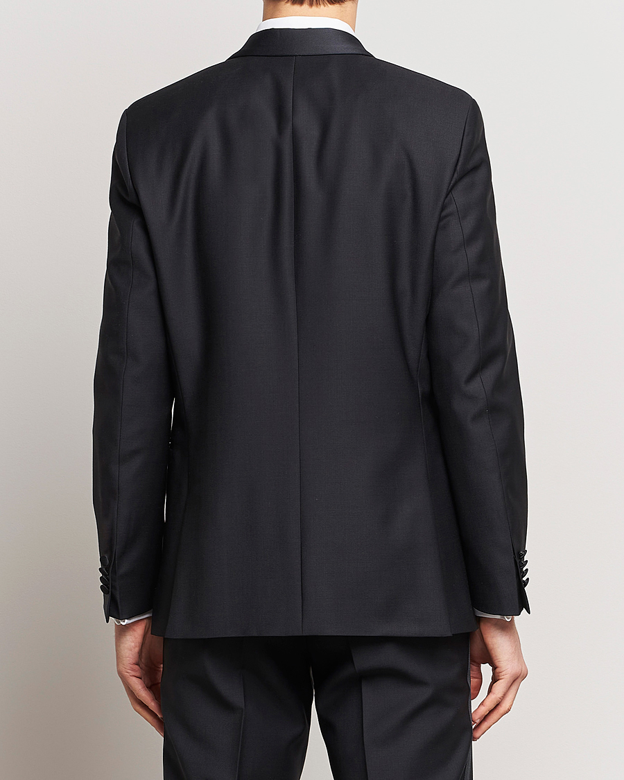Herre | Blazere & jakker | Oscar Jacobson | Figaro Wool Tuxedo Blazer Black